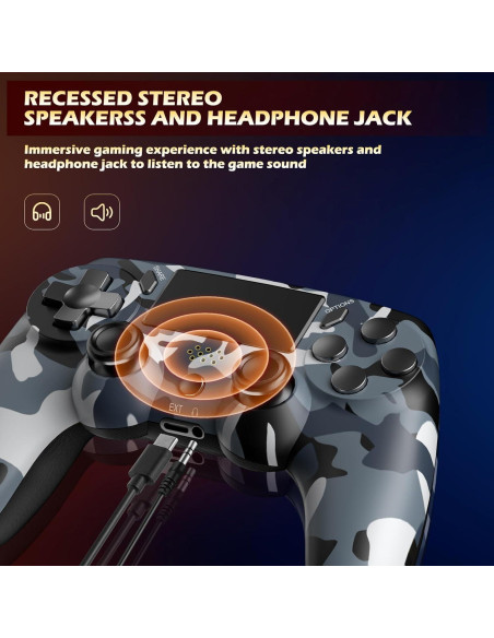 Controlador Inalámbrico KDYGPDCT para PS4/Pro/Slim - 2 Piezas