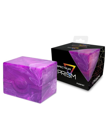 Estuche para Cartas BCW Prism Púrpura Charoita - 100 Cartas
