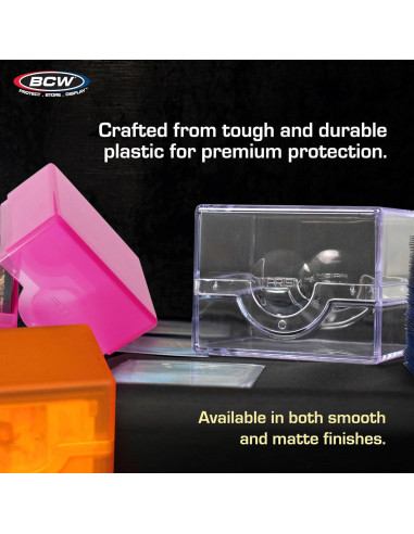 Estuche para Cartas BCW Prism Púrpura Charoita - 100 Cartas