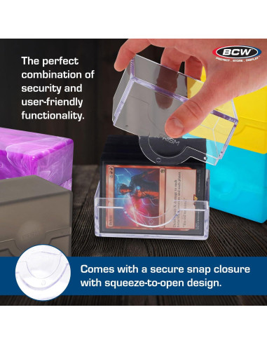 Estuche para Cartas BCW Prism Púrpura Charoita - 100 Cartas