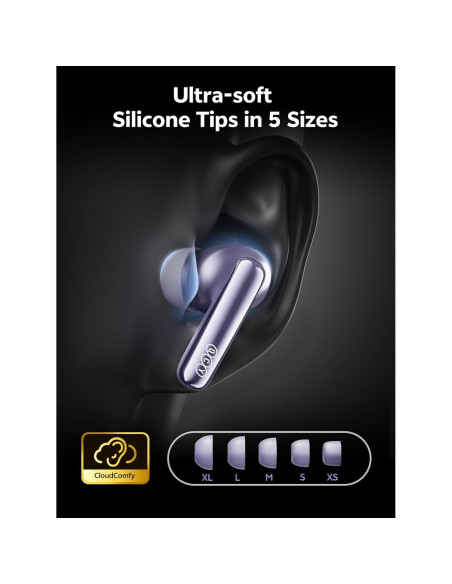 Auriculares Inalámbricos QCY MeloBuds N70 con ANC y Bluetooth 6.0