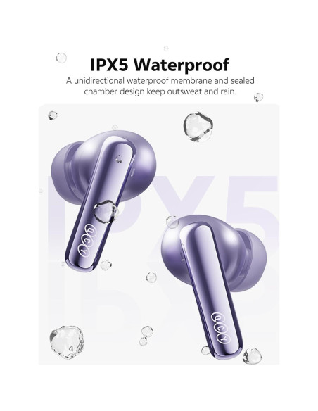 Auriculares Inalámbricos QCY MeloBuds N70 con ANC y Bluetooth 6.0