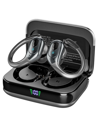 Auriculares Inalámbricos Bluetooth 5.4 Sajawass BX31 IPX7 75h