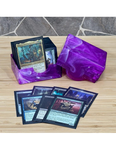 Estuche para Cartas BCW Prism Púrpura Charoita - 100 Cartas