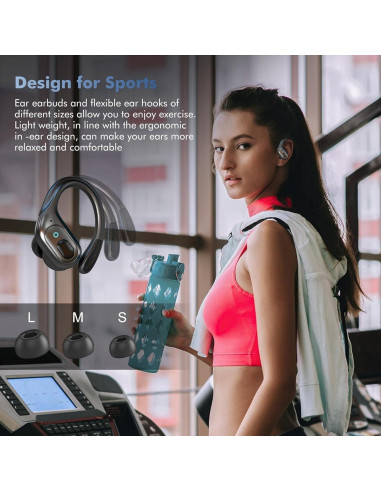 Auriculares Inalámbricos Bluetooth 5.4 Sajawass BX31 IPX7 75h