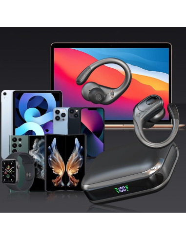 Auriculares Inalámbricos Bluetooth 5.4 Sajawass BX31 IPX7 75h