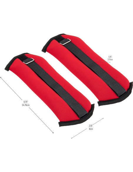 Pesas Ajustables Mind Reader 0.91 kg para Muñecas y Tobillos