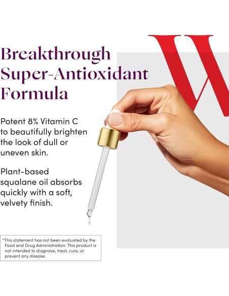 Sérum Facial Womaness 30ml - Iluminador Vitamina C 8% y Escualano