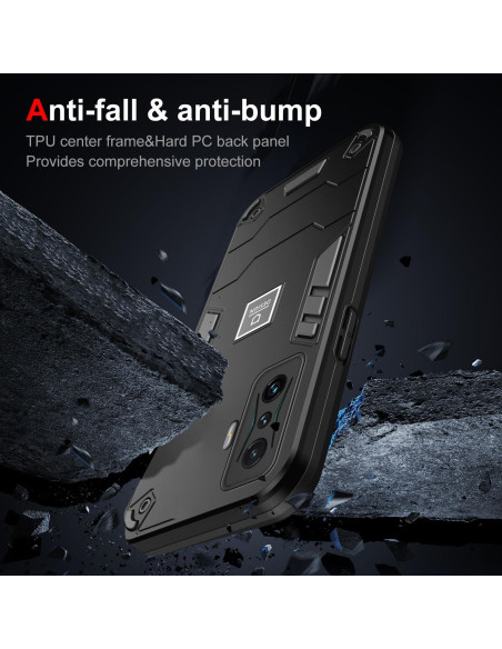Funda protectora doble capa TPU+PC para Xiaomi Poco F4 GT 5G Funda protectora doble capa TPU+PC para Xiaomi Poco F4 GT 5G