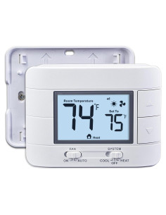 Termostato No Programable Aowel AW711 2 Calor 2 Frío LCD