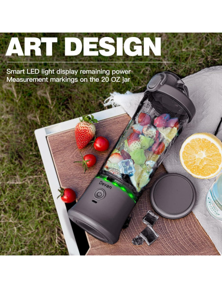 Licuadora portátil Devan 20 oz impermeable libre de BPA