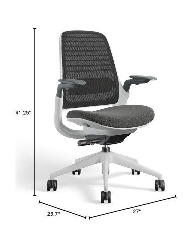 Silla de Oficina Steelcase Series 1 Ergonómica Grafito