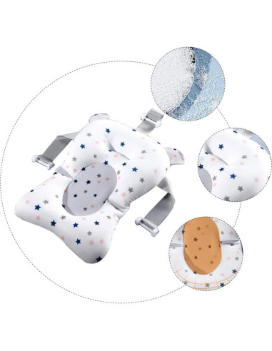 Cojín Flotante para Baño FRCOLOR para Recién Nacidos 50x35cm