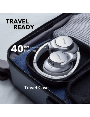 Auriculares Bluetooth Anker Life Q20 con ANC, 40h de batería