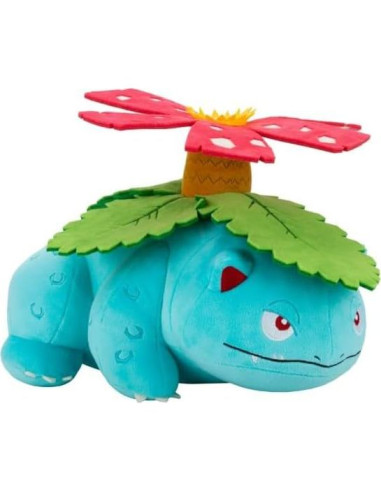 Muñeco de Peluche Venusaur Jazwares 30 cm Suave y Detallado
