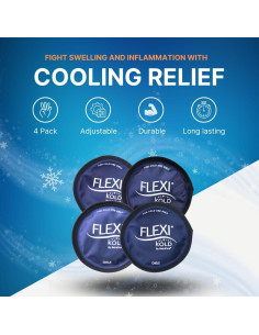 Paquete de Hielo Reutilizable FlexiKold NatraCure - 4 Piezas 2