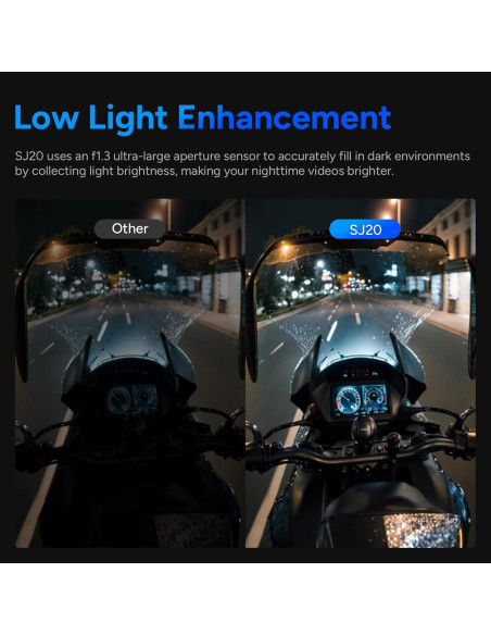 Cámara de Acción SJCAM SJ20 4K Doble Lente Estabilizada