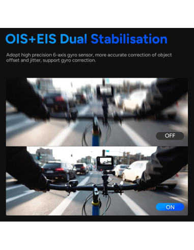 Cámara de Acción SJCAM SJ20 4K Doble Lente Estabilizada