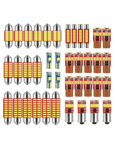 Kit de 40 Bombillas LED DODOFUN 12V 6000K para Coches
