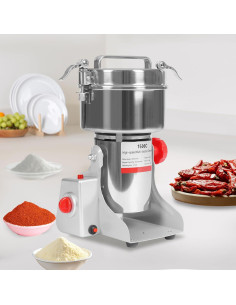 Molino de Grano Eléctrico TFCFL 1500g 4100W Acero Inoxidable 2