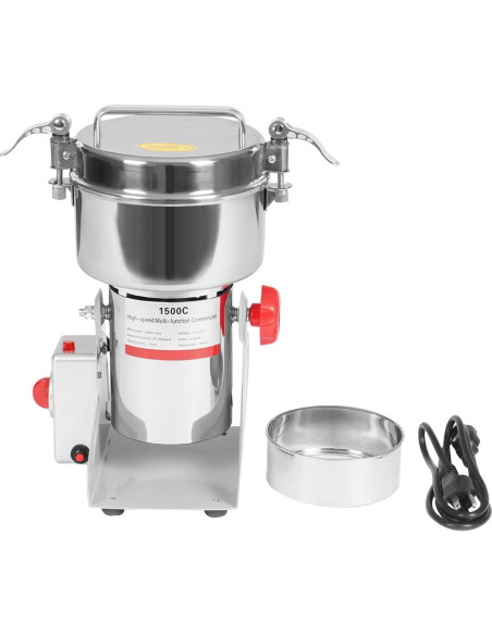 Molino de Grano Eléctrico TFCFL 1500g 4100W Acero Inoxidable