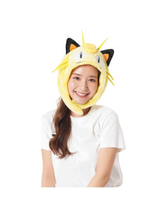 Gorro Kigurumi Meowth SAZAC para Adultos con Solapas