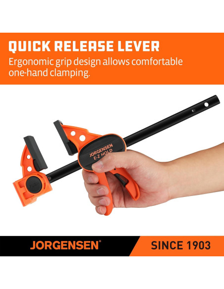 Abrazaderas de Madera Jorgensen E-Z Hold 4 Pzas 150 kg