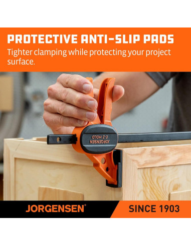 Abrazaderas de Madera Jorgensen E-Z Hold 4 Pzas 150 kg