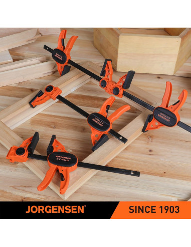 Abrazaderas de Madera Jorgensen E-Z Hold 4 Pzas 150 kg