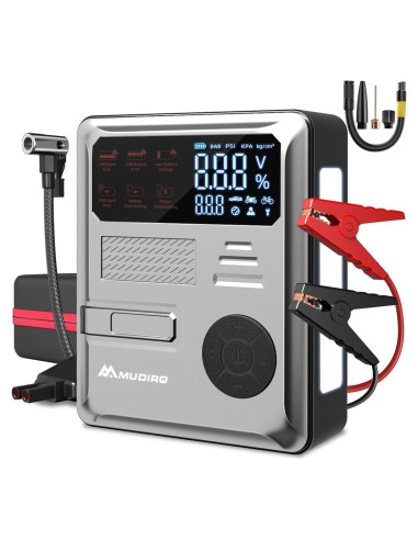 Arrancador de Salto MUDIRO M-JC3 con Compresor 6000A 150PSI