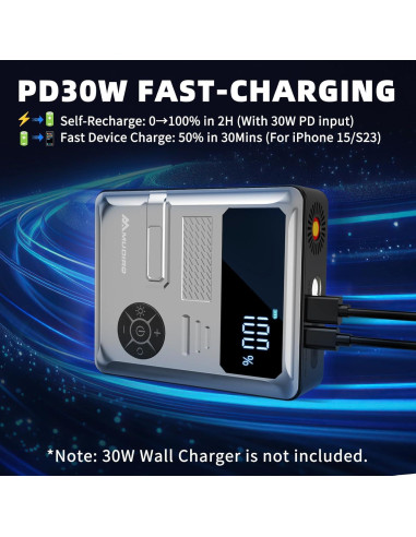 Arrancador de Salto MUDIRO M-JC3 con Compresor 6000A 150PSI