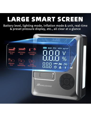 Arrancador de Salto MUDIRO M-JC3 con Compresor 6000A 150PSI