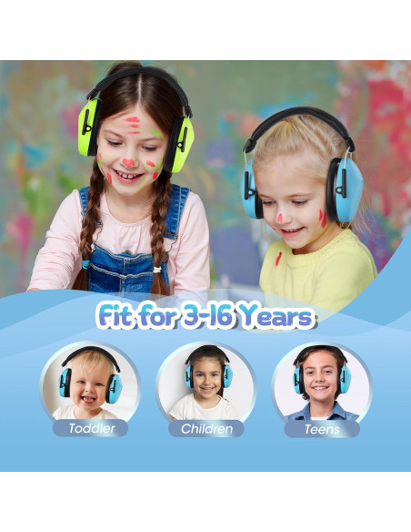 Auriculares Canceladores de Ruido Onhear para Niños SNR28dB