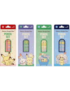 Lápices de Madera Pikachu 2B Hexagonal - Paquete de 10 2