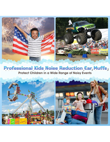 Auriculares Canceladores de Ruido Onhear para Niños SNR28dB