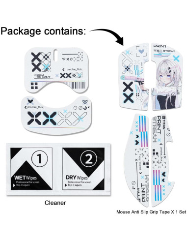 Cinta Antideslizante JOMKIZ para Ratón Logitech G Pro X