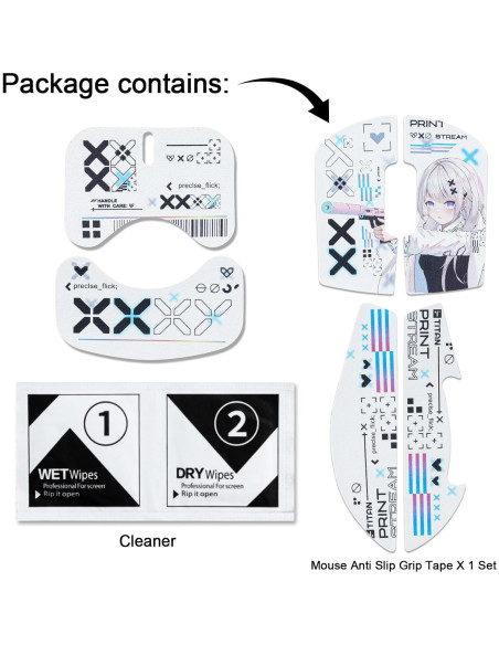 Cinta Antideslizante JOMKIZ para Ratón Logitech G Pro X