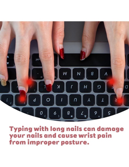 64 Calcomanías Elevadas para Teclado Hpmjz Rosa Silicona