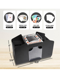 Mezclador Automático de Cartas GSE para 4 Barajas AC/DC 2