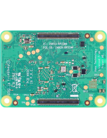 Módulo de Cálculo Raspberry Pi 4 2GB RAM Sin Wi-Fi CM4002000