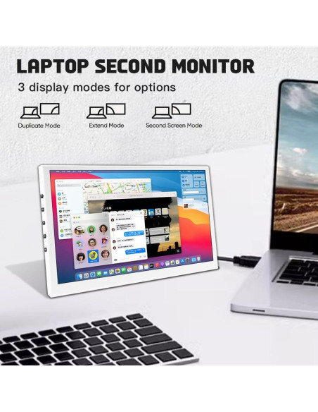 Monitor Portátil 7" Lesown P70CW-T IPS Táctil 1024x600