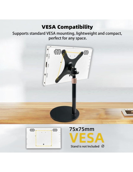 Monitor Portátil 7" Lesown P70CW-T IPS Táctil 1024x600