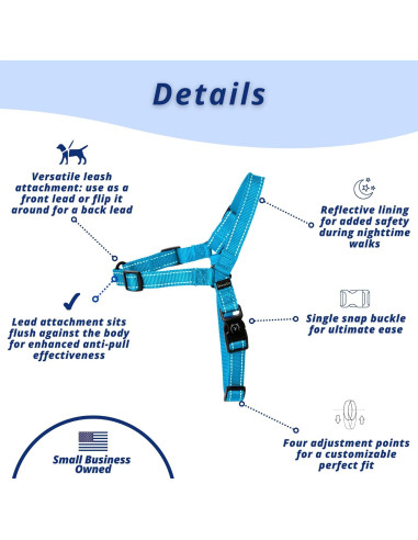 Arnés para Perros ShawnCo Dream Walk Pro - Sin Tirones, Ajustable, Reflectante