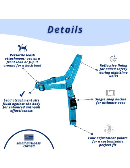 Arnés para Perros ShawnCo Dream Walk Pro - Sin Tirones, Ajustable, Reflectante