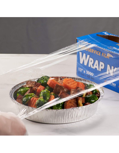 Película de Alimentos Karat WRAP N GO 30.48 cm x 609.6 m con Cortador