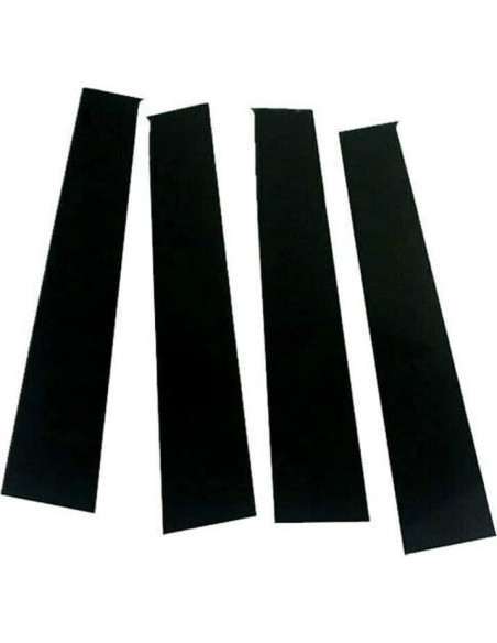 Cubierta de Pilar Ventana Exterior Toyota Tundra 2007-2021 Negro