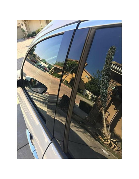 Cubierta de Pilar Ventana Exterior Toyota Tundra 2007-2021 Negro