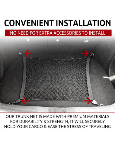 Red de Carga Malla para Toyota Corolla Cross 2022-2025 - Organizador Maletero