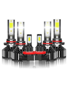 Luces Antiniebla VCSZKXLY 9005 Alta Potencia para Toyota RAV4 2013-2015