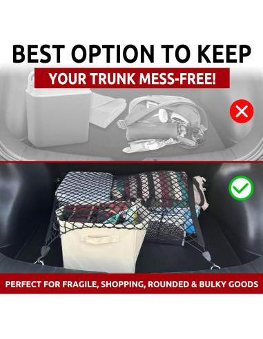 Red de Carga Malla para Toyota Corolla Cross 2022-2025 - Organizador Maletero